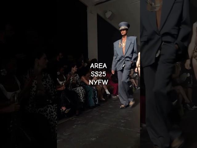 AREA SPRING SUMMER 2025 #fashionweek #nyc #fashion #runway #fashionshow #nyfw #area #nycfashionweek