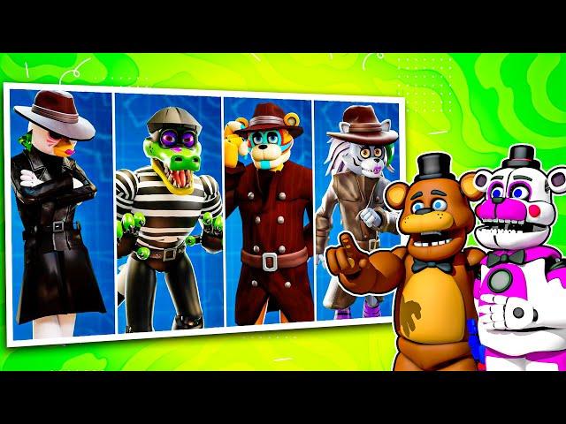 NEW FNAF SECURITY BREACH SKINS! REACT with Freddy and Funtime Freddy