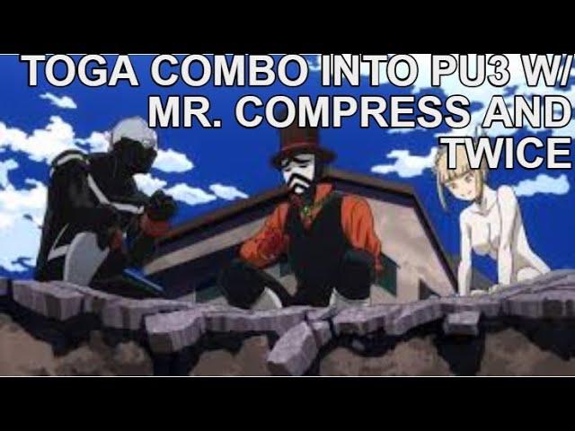 MY HERO ONE'S JUSTICE 2: Toga- Combo into Plus Ultra All! (w/ Mr. Compress and Twice) 21,648 Damage!