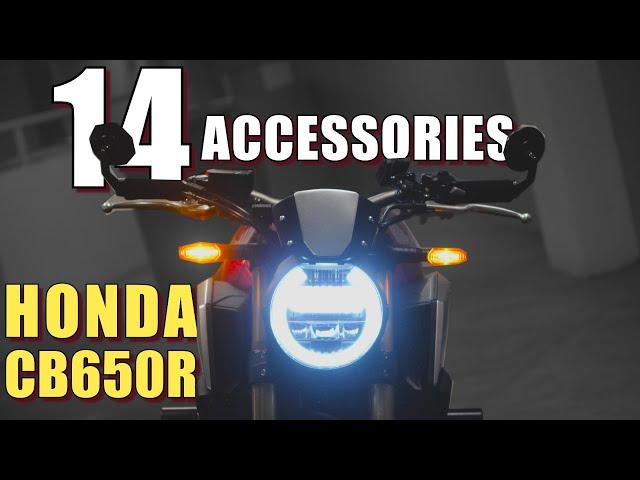 Honda CB650R | 14 Accessories installed so far [Part 1]