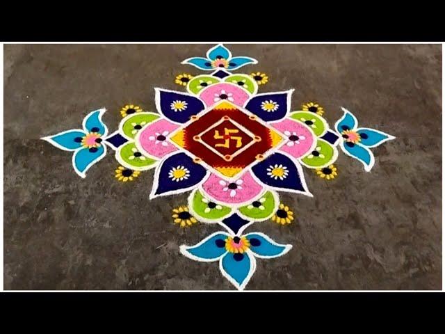 Pongal Special Rangoli Design 2025/ Margazhi / Rangoli / Kolam / Muggulu / New / Sashti Pooja / Easy