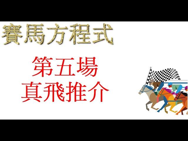 9月22日，星期日，沙田八草二泥日賽，第五場，真飛推介！