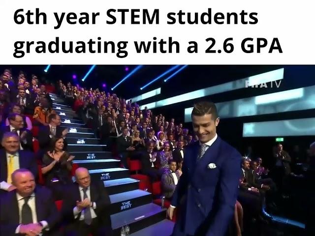 STEM students graduating like