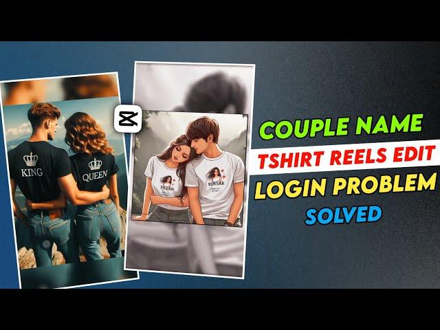 Instagram Viral Couple Name Video Kaise Banaye | Couple Name On Tshirt Reels Editing