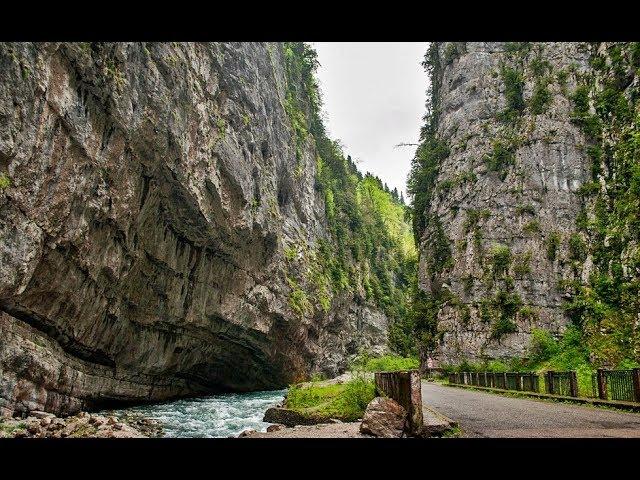 Юпшарский каньон, или каменный мешок (#Абхазия, дорога на #озероРица)