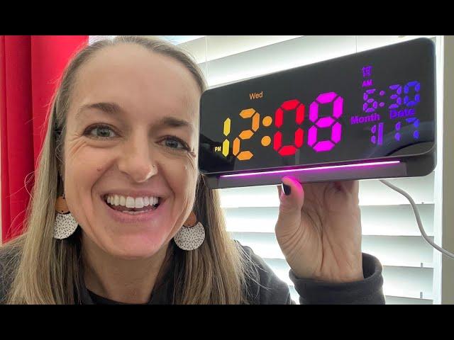 Samshow Alarm Clock- REVIEW- THE coolest clock! Let me show you.