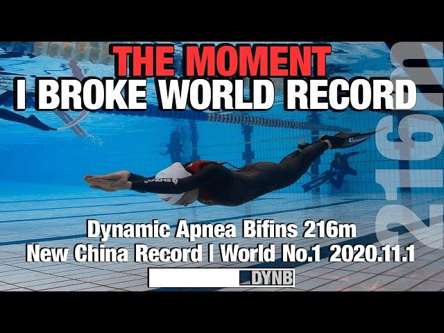 Lisa Zhang - 216mt DYN-BF Champion OF AIDA ONE FREEDIVE CLUB CITY LEAGUE, Shanghai Nov. 2020 CHINA