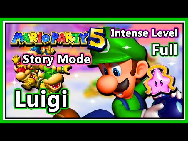 Mario Party 5 - Story Mode | Intense Level | Luigi | Full Game!