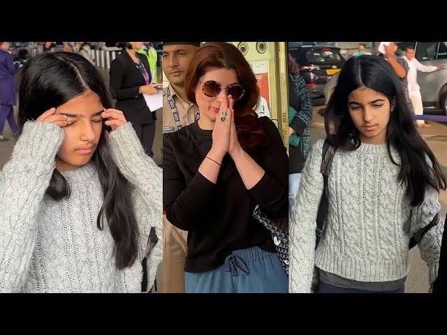 Akshay Kumar Wife Twinkle Khanna With Daughter Spotted At Airport | MS shorts