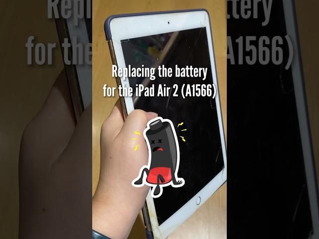 How to replace iPad Air 2 (A1566) Battery at home