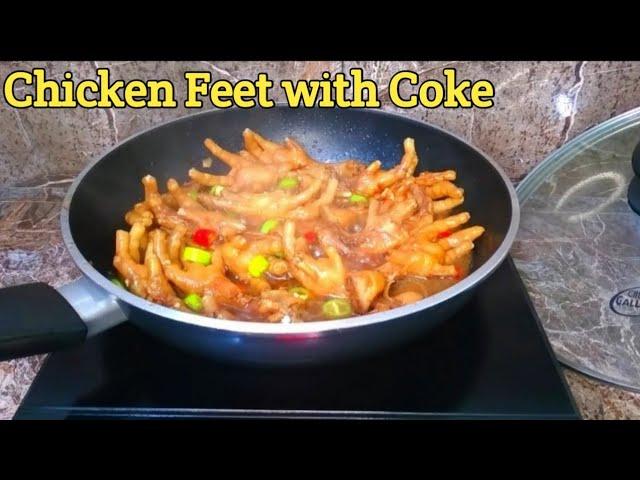 Chicken feet with coke and oyster sauce