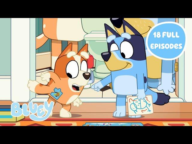 NEW Bluey Series 1, 2 & 3 FULL EPISODES | Featuring Bingo, Dad Baby and 16 More!  | Bluey