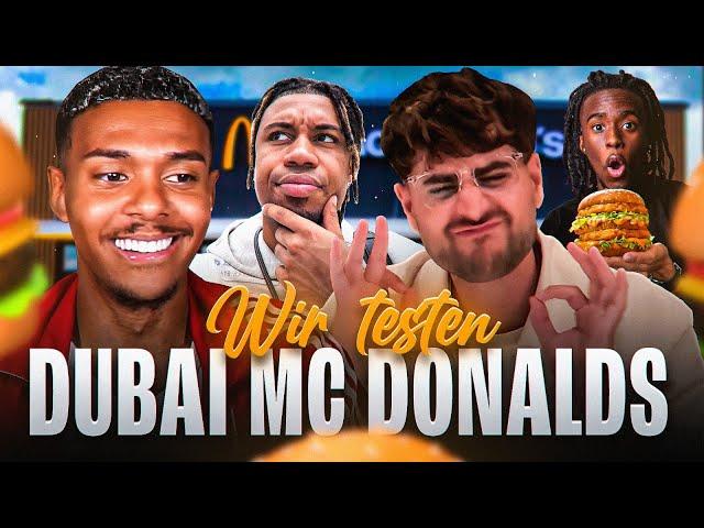 WIR TESTEN KAI CENATS BURGER  MC DONALDS IN DUBAI TESTEN MIT ELI, SIDNEY & ELDOS  | NIKLAS WILSON