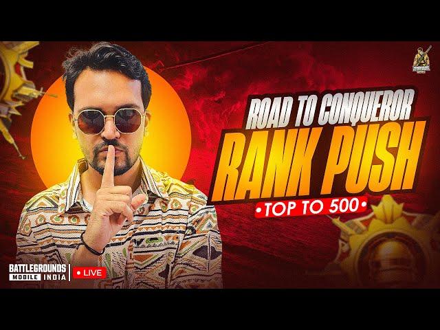 BGMI Live Conqueror Top 500 Rank Push With Mayur | #pubgmobile  #shorts #bgmilive