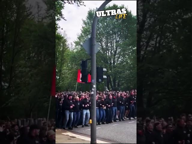 St. Pauli Fanmarsch gegen HSV I HAMBURG SV vs. FC St. Pauli derby 3/5/2024