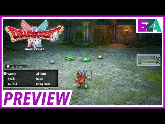 Dragon Quest I & II HD-2D Remake Hands-On Preview - Classics Reimagined