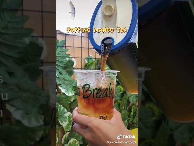 enaknya buka pake Tea Break dingin atau anget ya?