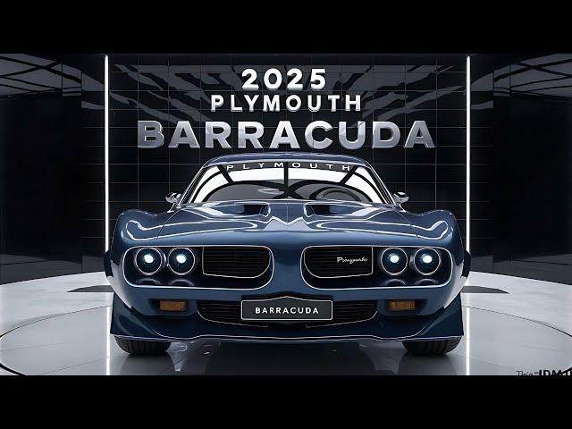 Finally! The NEW 2025 Plymouth Barracuda Model Introduced - FIRST LOOK!