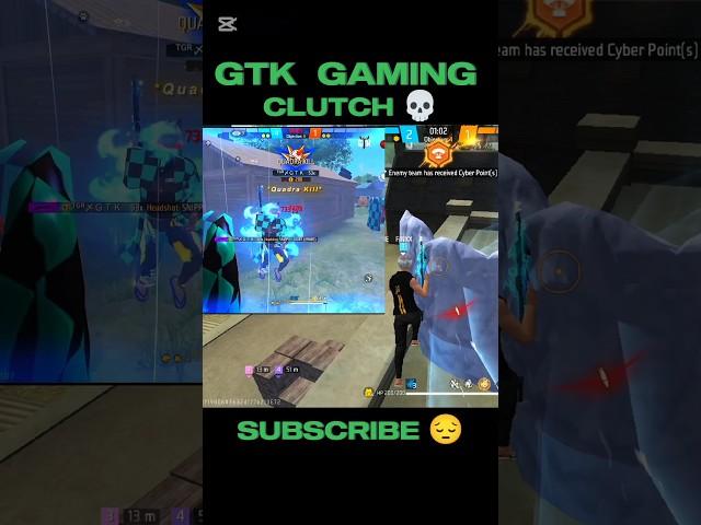 @gtk111ff clutch ️ and me clutch  #freefire #freefireclips #freefirehighlights #foryou