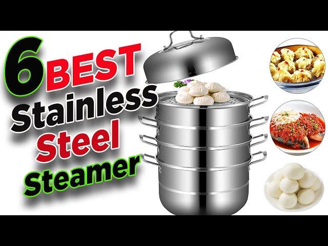 Top 6 Stainless Steel Food Steamers in 2024 [Best Stainless Steel Steamer Pot]