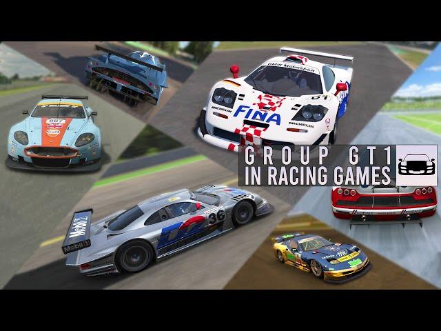 Group GT1 Cars in Racing Games