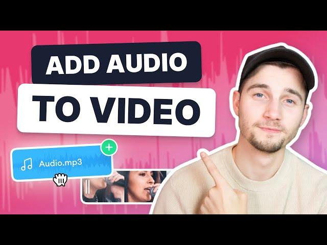 How to Add Audio to Video Online | Background Music & Sound Editor