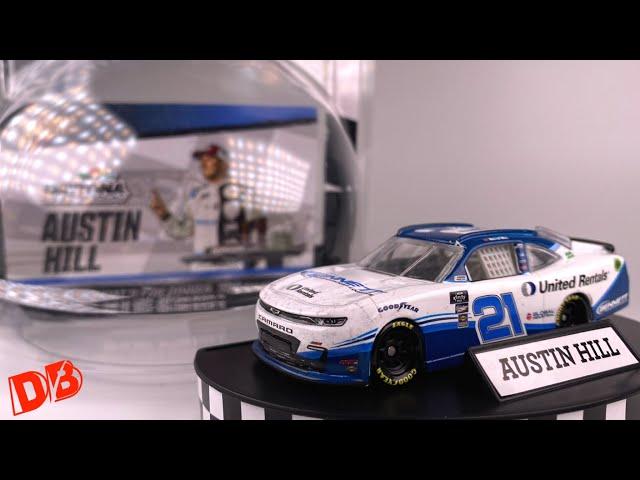 2022 AUSTIN HILL DAYTONA RACED WIN CHEVY DIECASTBUFFET NASCAR WINNER CIRCLE DIECAST REVIEW 1/64