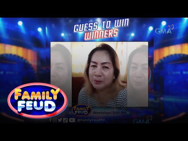 Family Feud: Message from 'Guess To Win Promo' winners (Online Exclusives)