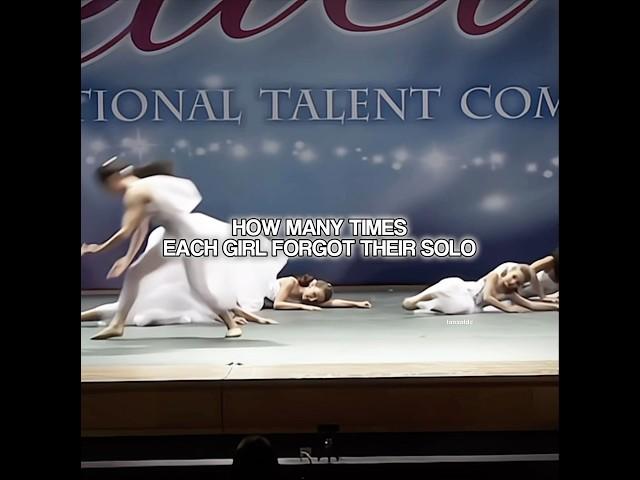 how many times each girl forget their solo {ib: @jeditsaldc. } #dancemoms #edit #viral #shorts