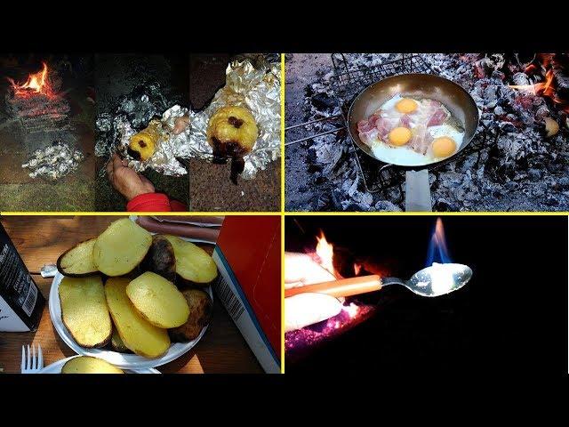 Mele e patate al cartoccio, uova e pancetta, falò, bivacco - Oratorio Don Bosco, ultimo atto