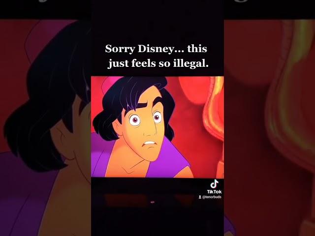 How Did Disney Get Away With This In Aladdin?  #shorts #disney #aladdin #disneymovie #disneyplus