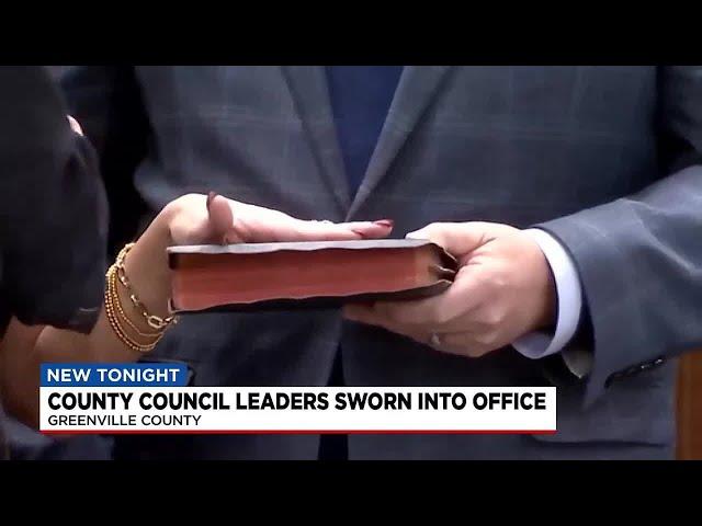 New Council, new solutions? 7 leaders sworn into Greenville County office