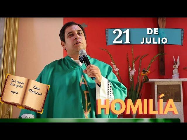 EVANGELIO DE HOY domingo 21 de julio del 2024 - Padre Arturo Cornejo