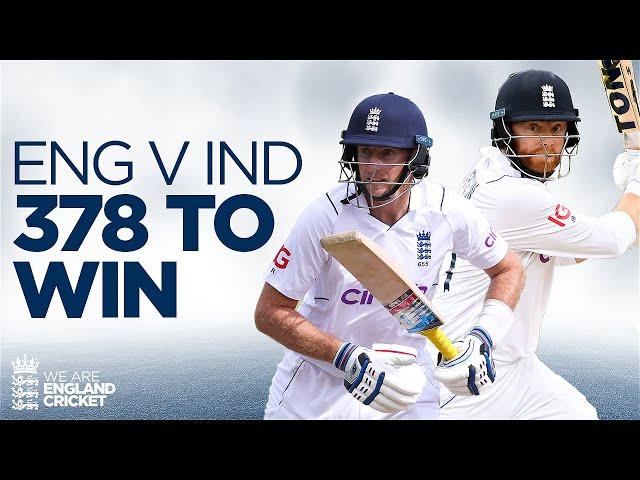  Record-Breaking Run Chase | 378 To Win | England v India 2022