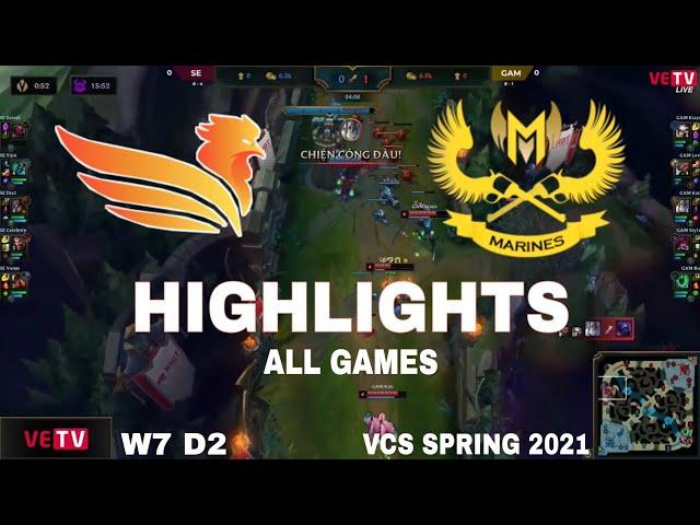 Highlight SE vs GAM All Game VCS Mùa Xuân 2021 Highlight SBTC vs GAM SBTC Esports vs GAM Esports