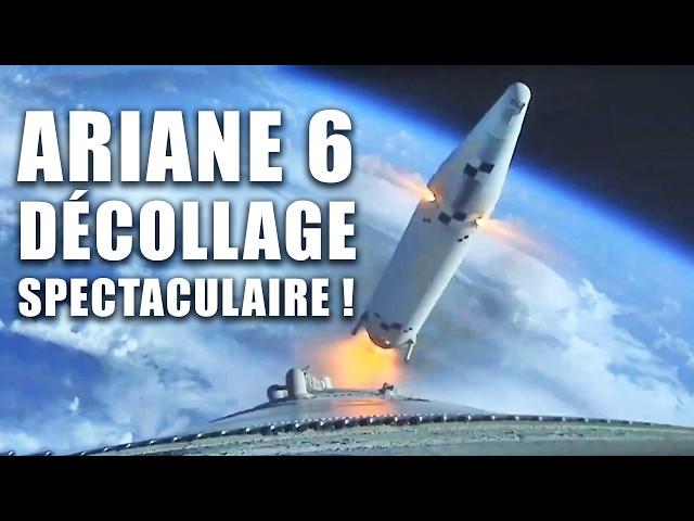 Les IMAGES SPECTACULAIRES du décollage d'ARIANE 6 ! (Replay)