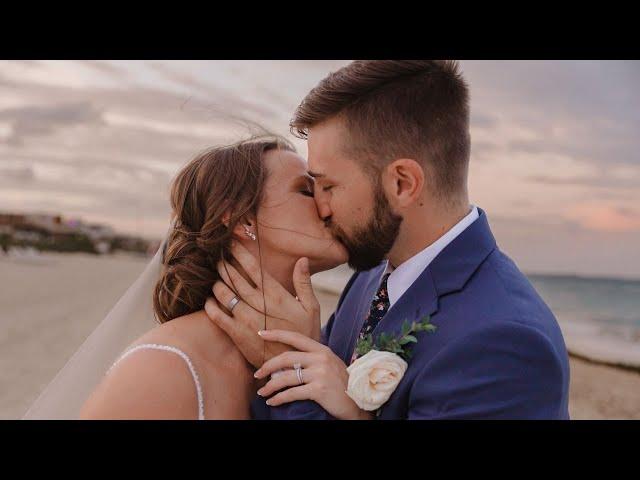 Megan + Bryce | Dreams Cancun Wedding | Sneak Peek