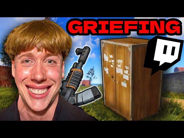 Griefing Streamers In RUST! - trolling highlights