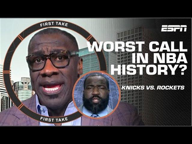 Kendrick Perkins calls Knicks' LATE FOUL the ‘WORST CALL IN NBA HISTORY!’ | First Take