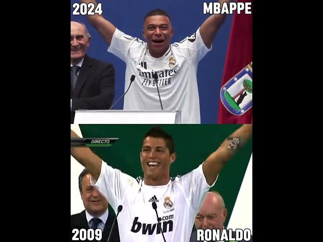 Mbappe Real Madrid Presentation VS Ronaldo Real Madrid Presentation #edit #football #mbappe #ronaldo