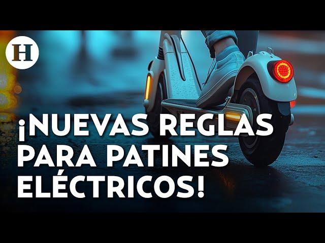 Gobierno de la CDMX anuncia nuevas medidas para circular con patín y moto eléctrica