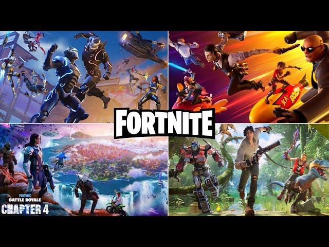 All Fortnite Cinematic Trailers (Chapter 1-5)