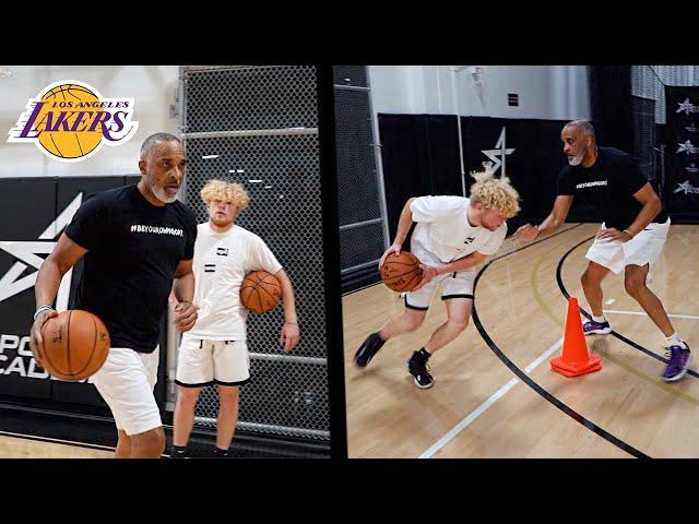 Los Angeles Lakers COACH Puts Me Through NBA Workout!