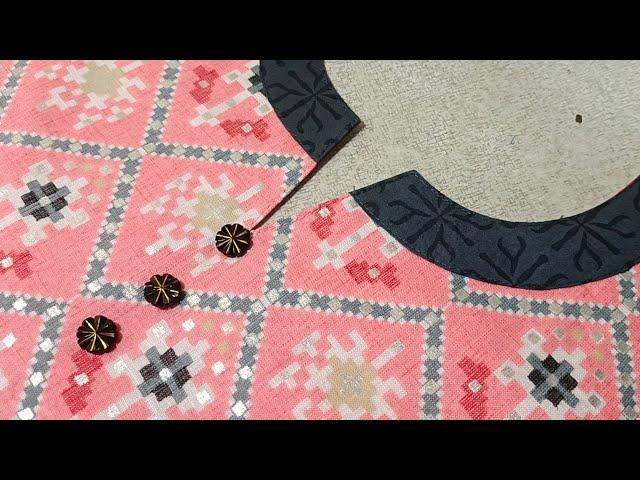 Simple and Easy neck design cutting and stitching