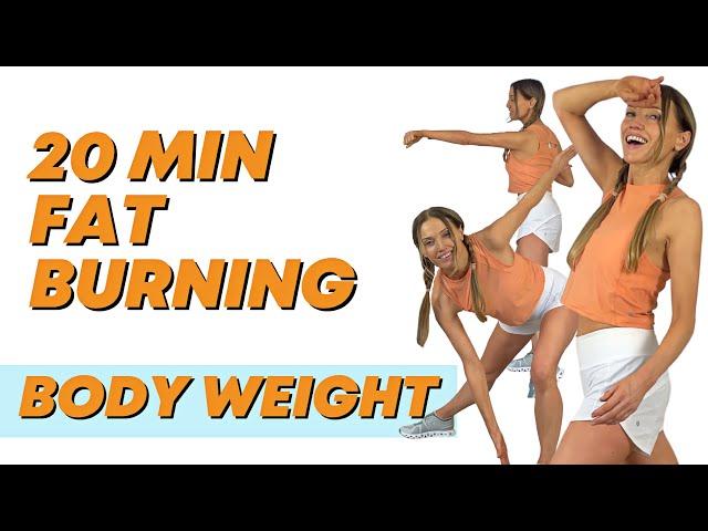 20 Minute Fat Burning Bodyweight Workout at Home - No Equipment |  Lucy Wyndham-read