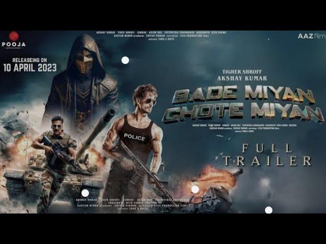 Bade Miyan Chote Miyan is scheduled for theatrical release on 10 April 2024 / Akshay And Tiger