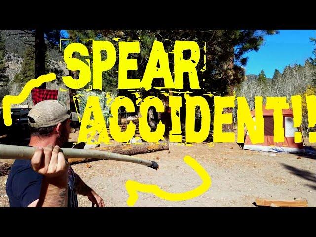 Spear Accident (ruined our tent)