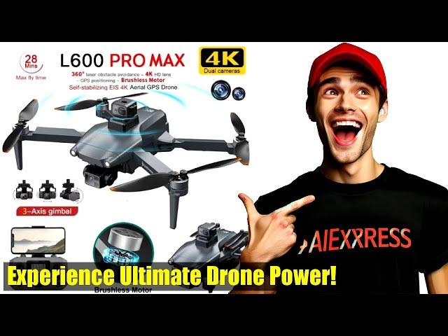 Ultimate Drone Footage: L600 PRO MAX Drone Review  Test Flight | 4K HD Dual Camera, GPS,