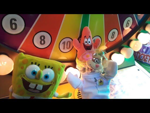 Spongebob Adventures/ Valentine's day at the Arcade!