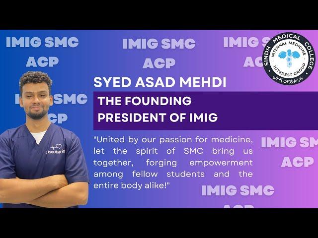 Introducing the President of IMIG